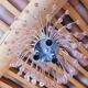 Chandelier Murano Venini tassels drops