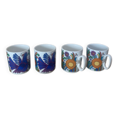 Mugs Set of 4,  Villeroy and Boch Acapulco, 1970s