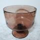 Coupe en verre soufflé bullé biot