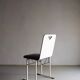 4 chaises en métal blanc par Yrjö Kukkapuro pour Avarte, Finlande, années 1980
