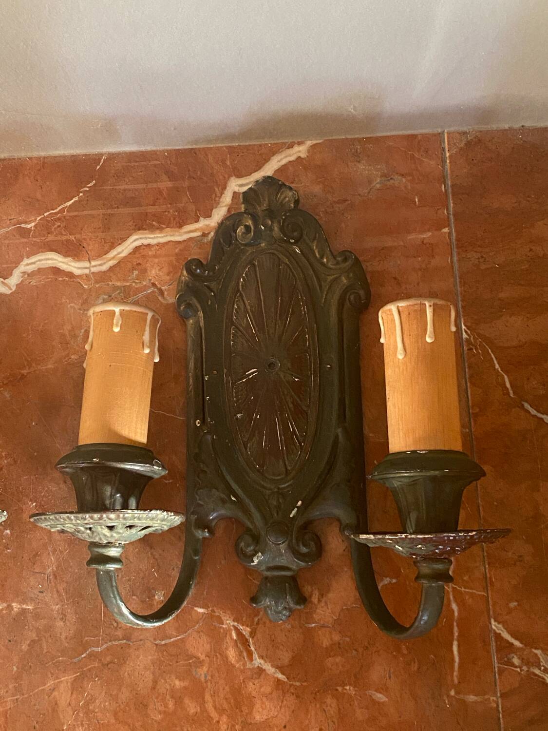 Pair of neoclassical wall sconces