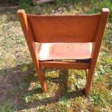 Lot de 6 chaises regain cuir et orme