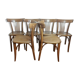 Suite of 6 chairs bistro Luterma for Stella