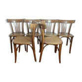 Suite of 6 chairs bistro Luterma for Stella
