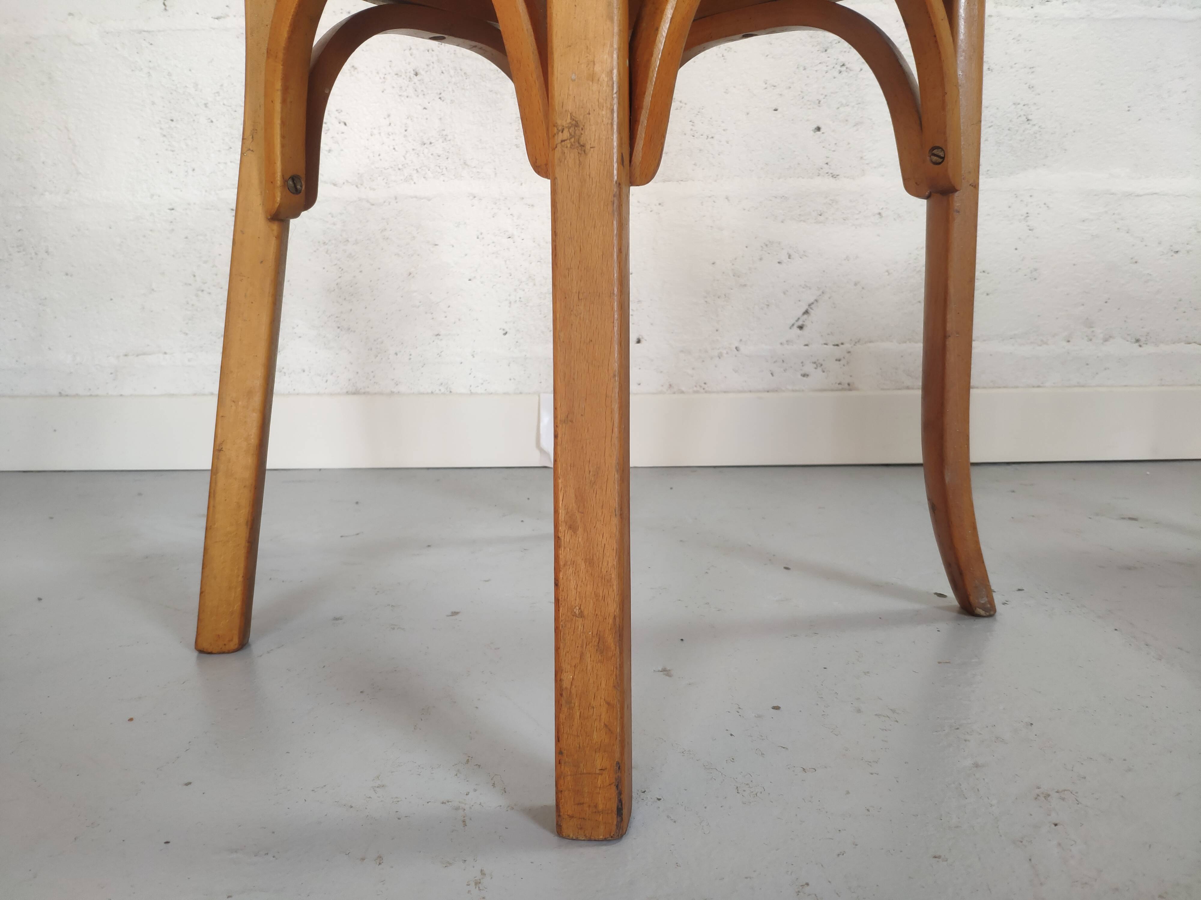 Pair of vintage Baumann bistro chairs
