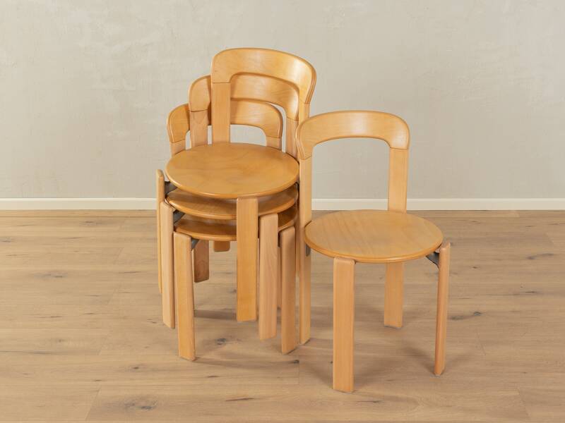 1970s Dining chairs, Model 2100, Bruno Rey