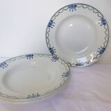 3 vintage soup plates from St Amand 220645