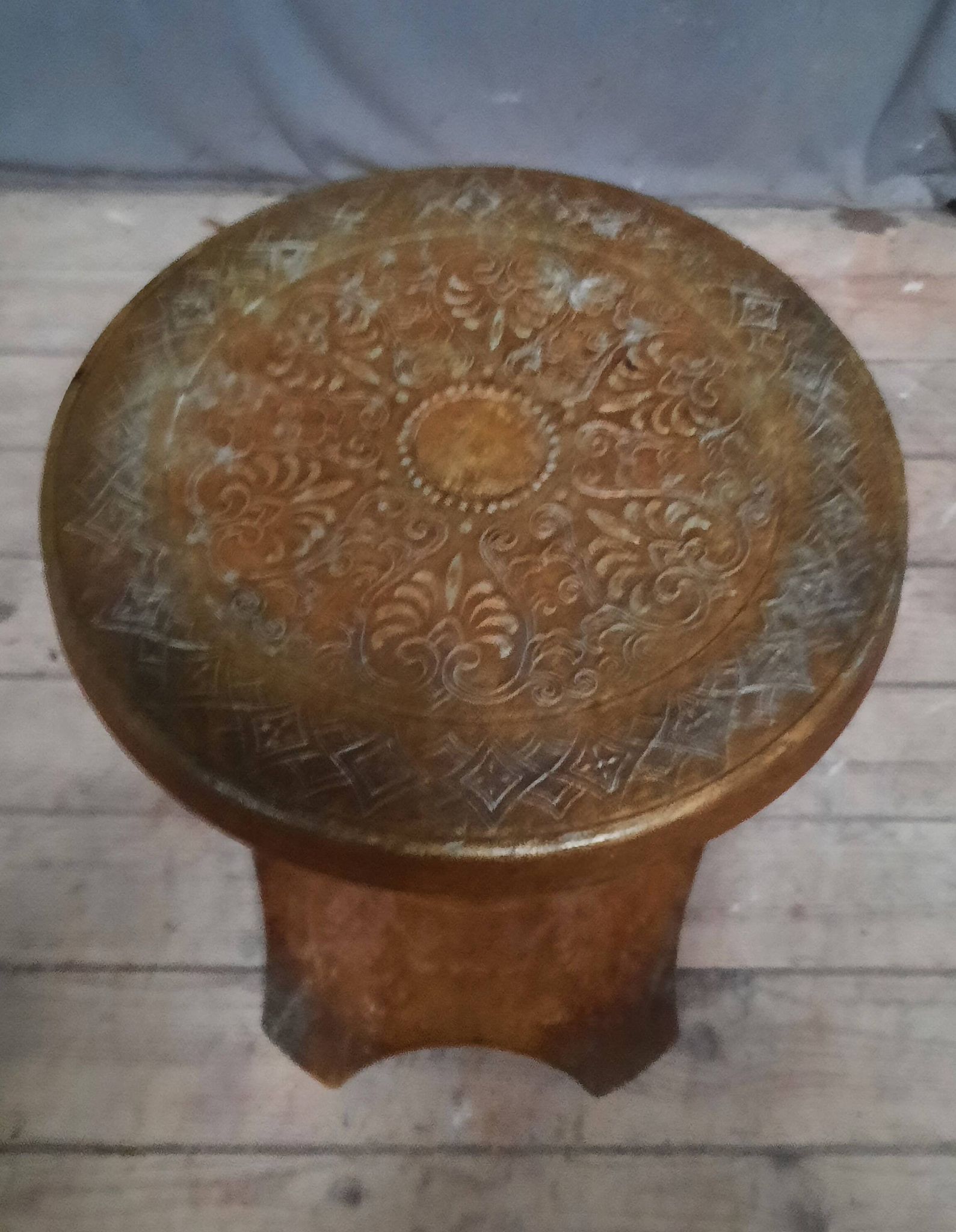 Metal coffee table