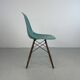 Eames Herman Miller DSW side chair in turquoise