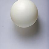 Vintage white opaline ball pendant light