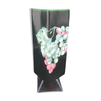 Vase Black Vine Harvest Patrick Frey Philippe Deshoulières Limoges Porcelain