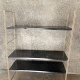 Vintage gold string metal shelf