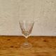 Lot de 5 verres à vin en verre ciselé vintage