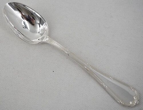 Christofle Rubans, 12 teaspoons, coffee, dessert, 14.5 cm, excellent condition.