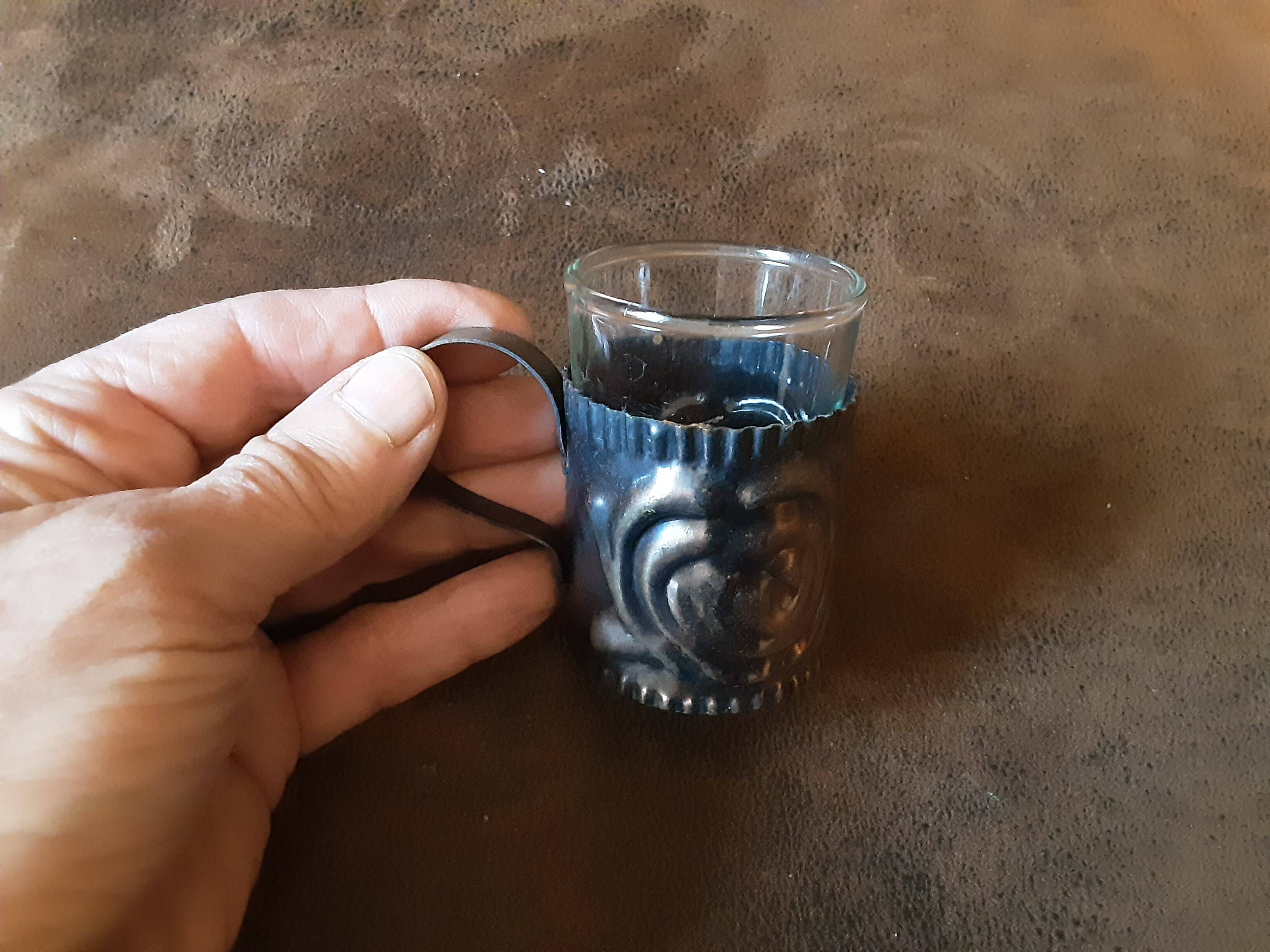 Set of 4 original digestive glasses