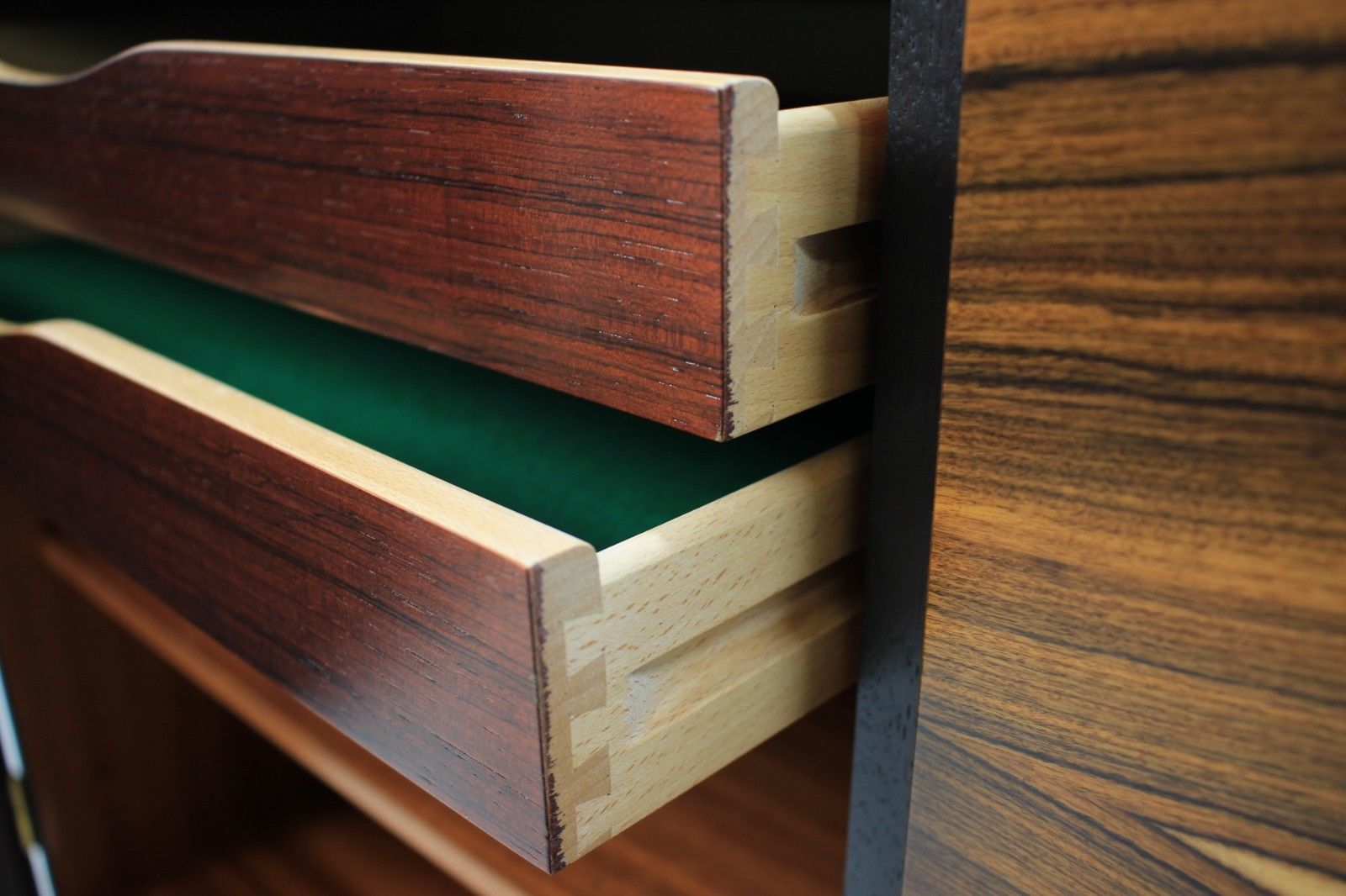 Exceptional sideboard Danish credenza 60s rosewood