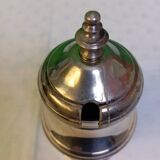 Silver metal condiment service