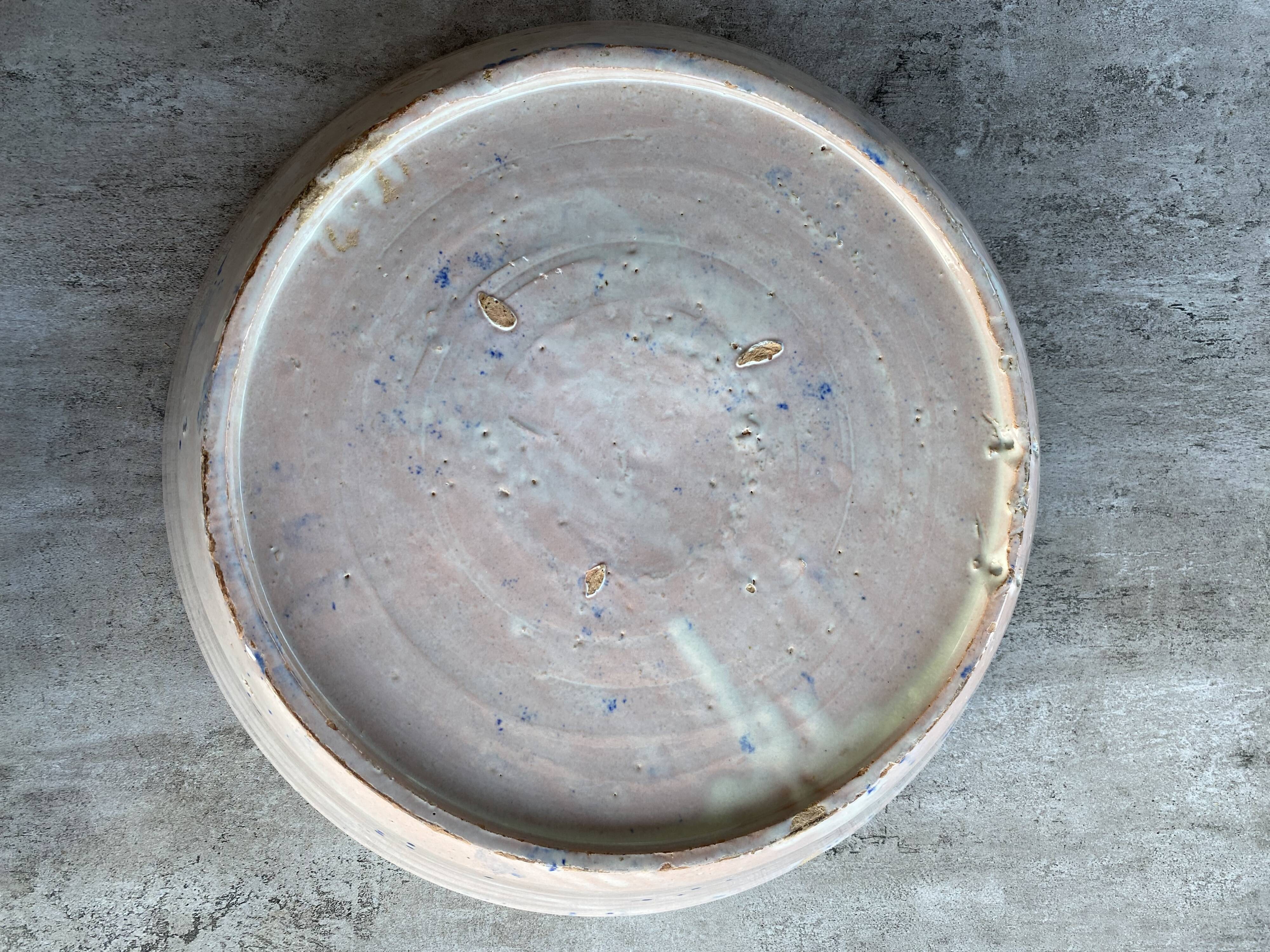 Large hollow ceramic dish from Spain