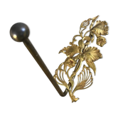 Patère art nouveau in brass