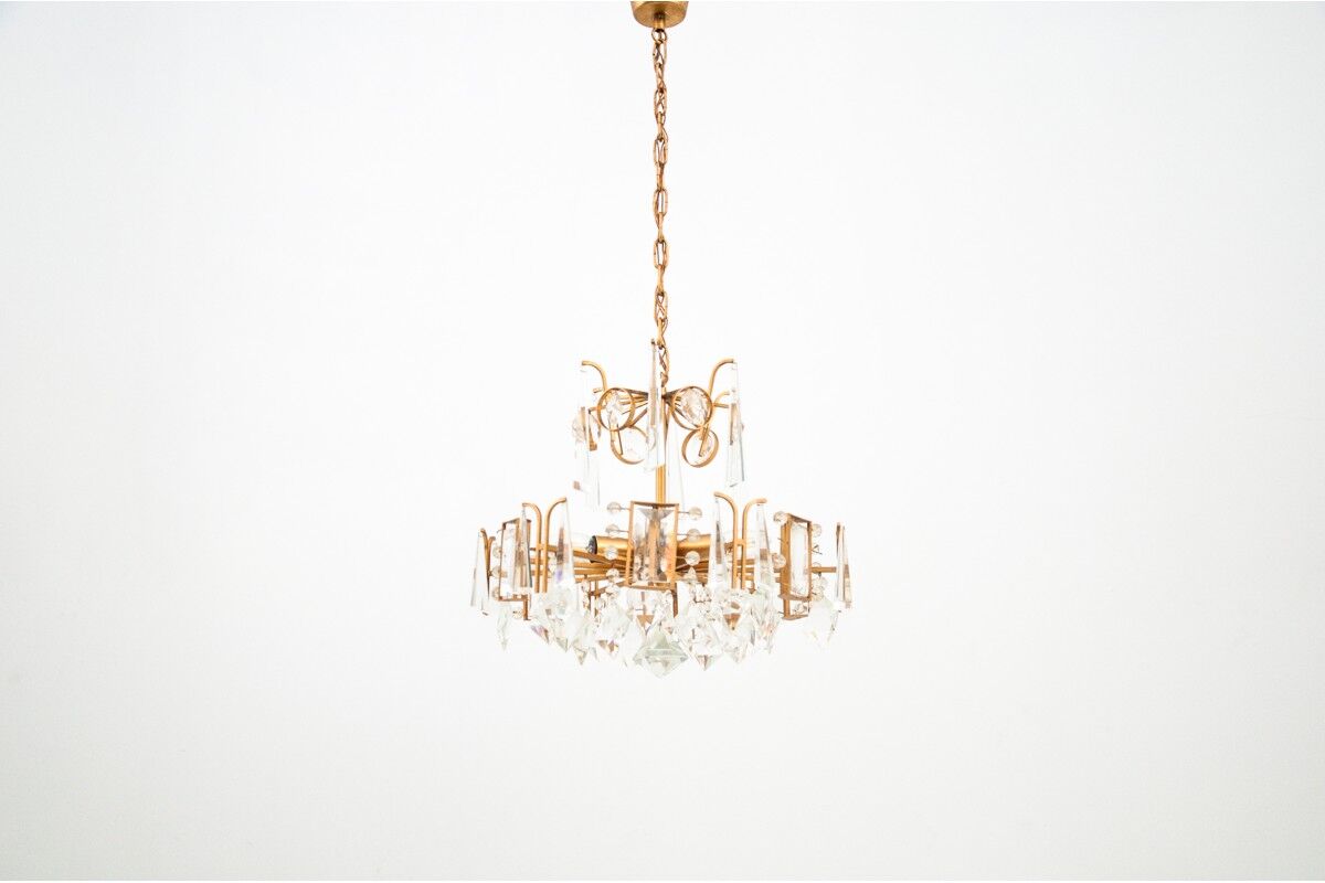 Crystal chandelier, Northern Europe, 1950s