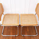 2 chaises Cesca B32 Marcel Breuer - Cannage assises refait