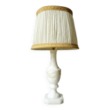 Lampe balustre en albâtre 1960
