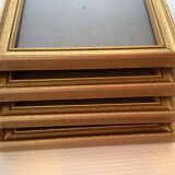 Four gilded wood frames to place or hang