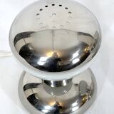 2 lampes de table en chrome et verre Goffredo Reggiani, des années 70