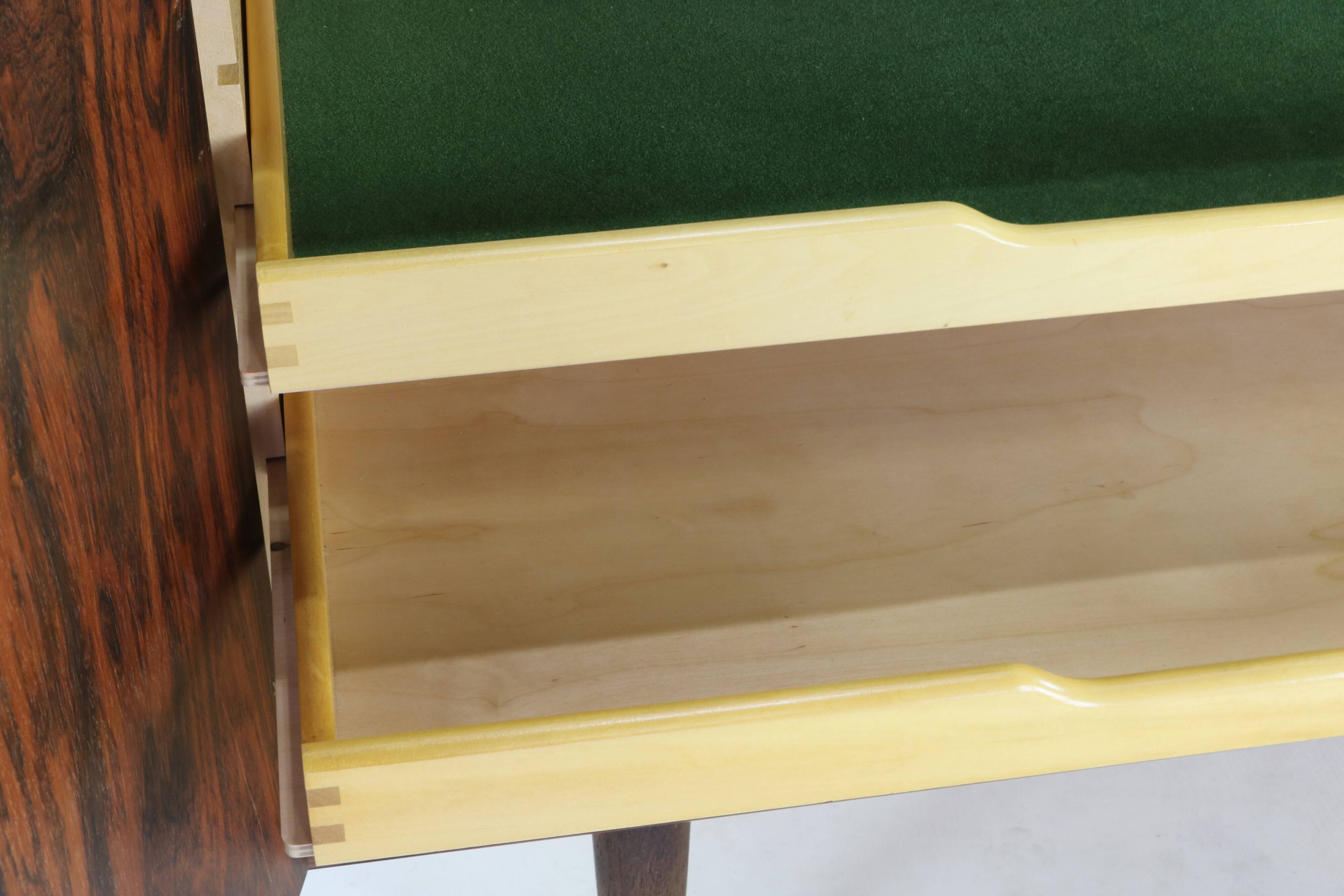 Sixties danish design small rosewood sideboard