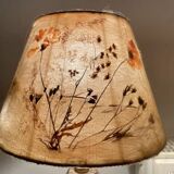 Paire d’abats- jour artisanale vintage