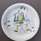 Set of 6 vintage Royal Sphinx Maastricht plates – Folk decor