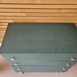 Commode vintage années 60 pieds fuseaux