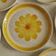 Set of 10 Flat Plates Sarreguemines Model Roseline