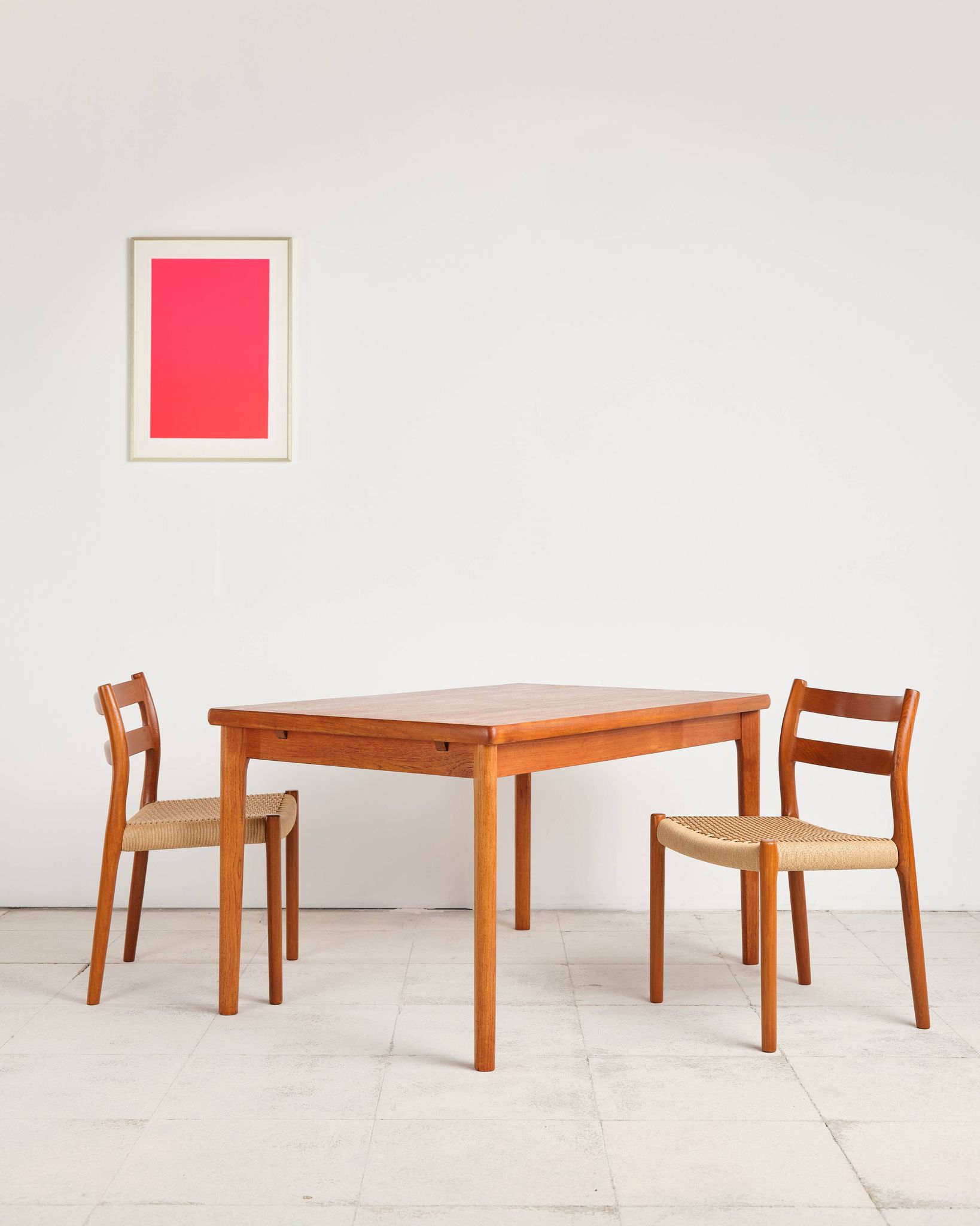 Table extensible par Henning Kjærnulf pour Vejle Stole, années 1960