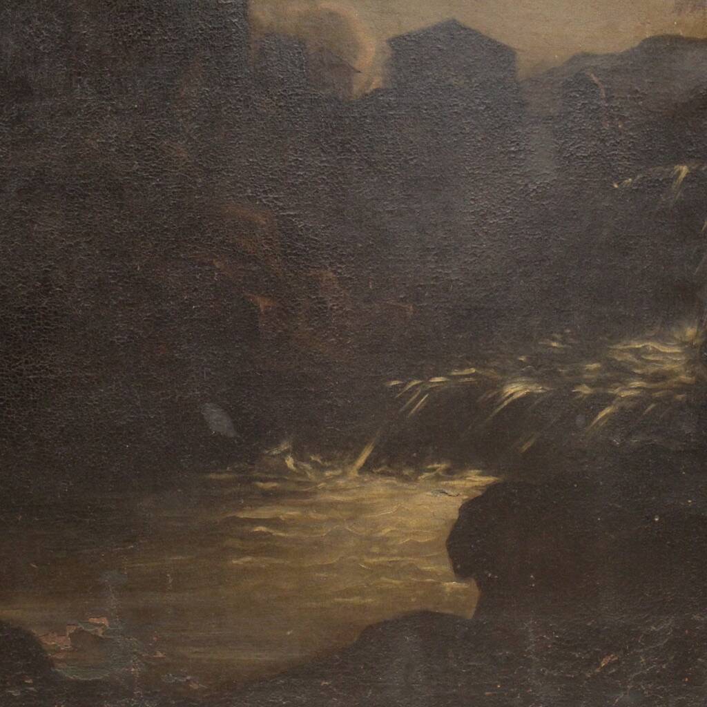 Grand tableau italien du XVIIe siècle, Saint Jean-Baptiste