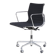 2000s desk chair model EA118, chrome base with black hopsack upholstery and aluminium armrests / Charles & Ray Eames / Vitra, Germany