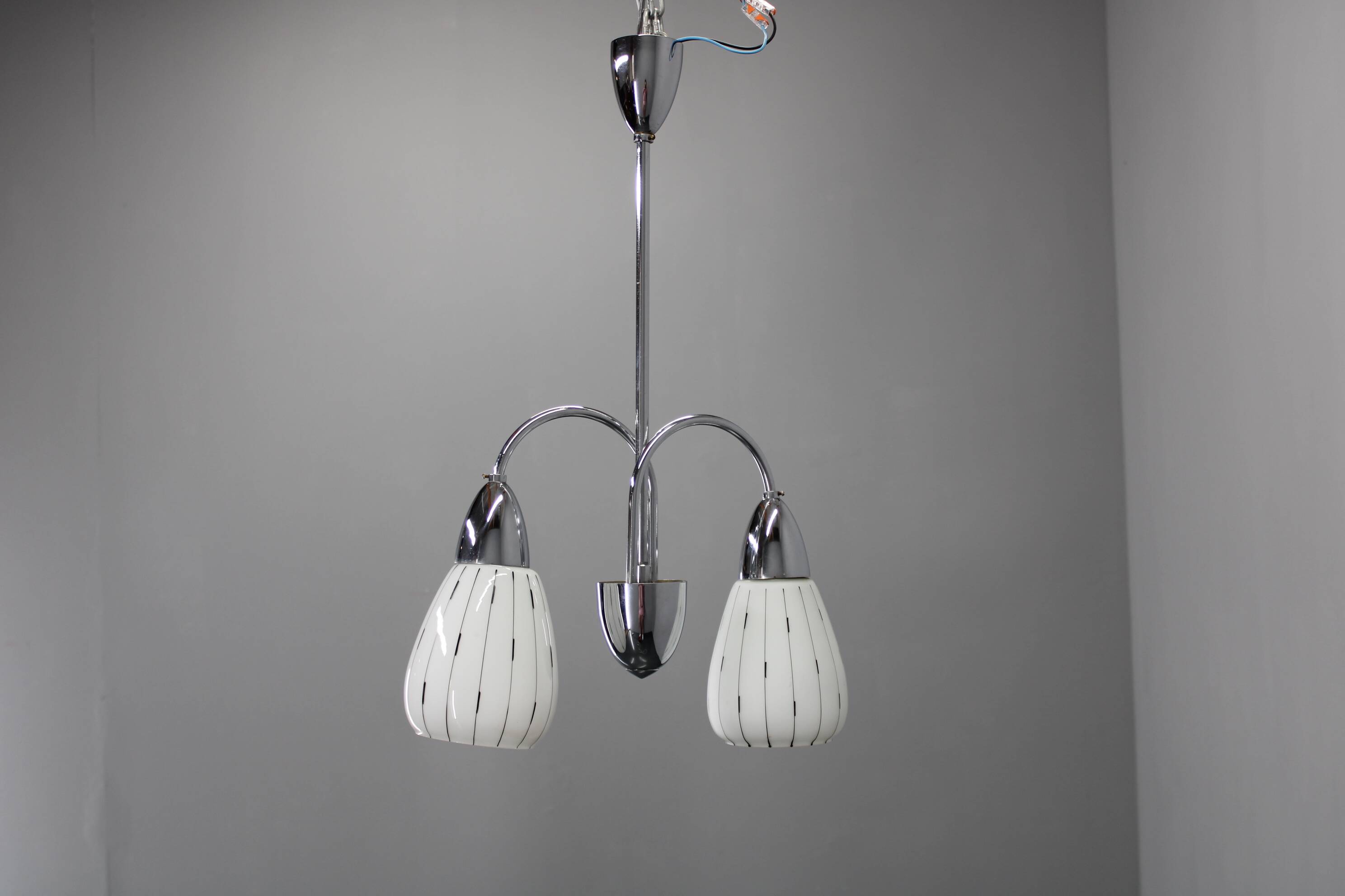 1950s Vintage Chandelier by Instala Decin, Czechoslovakia