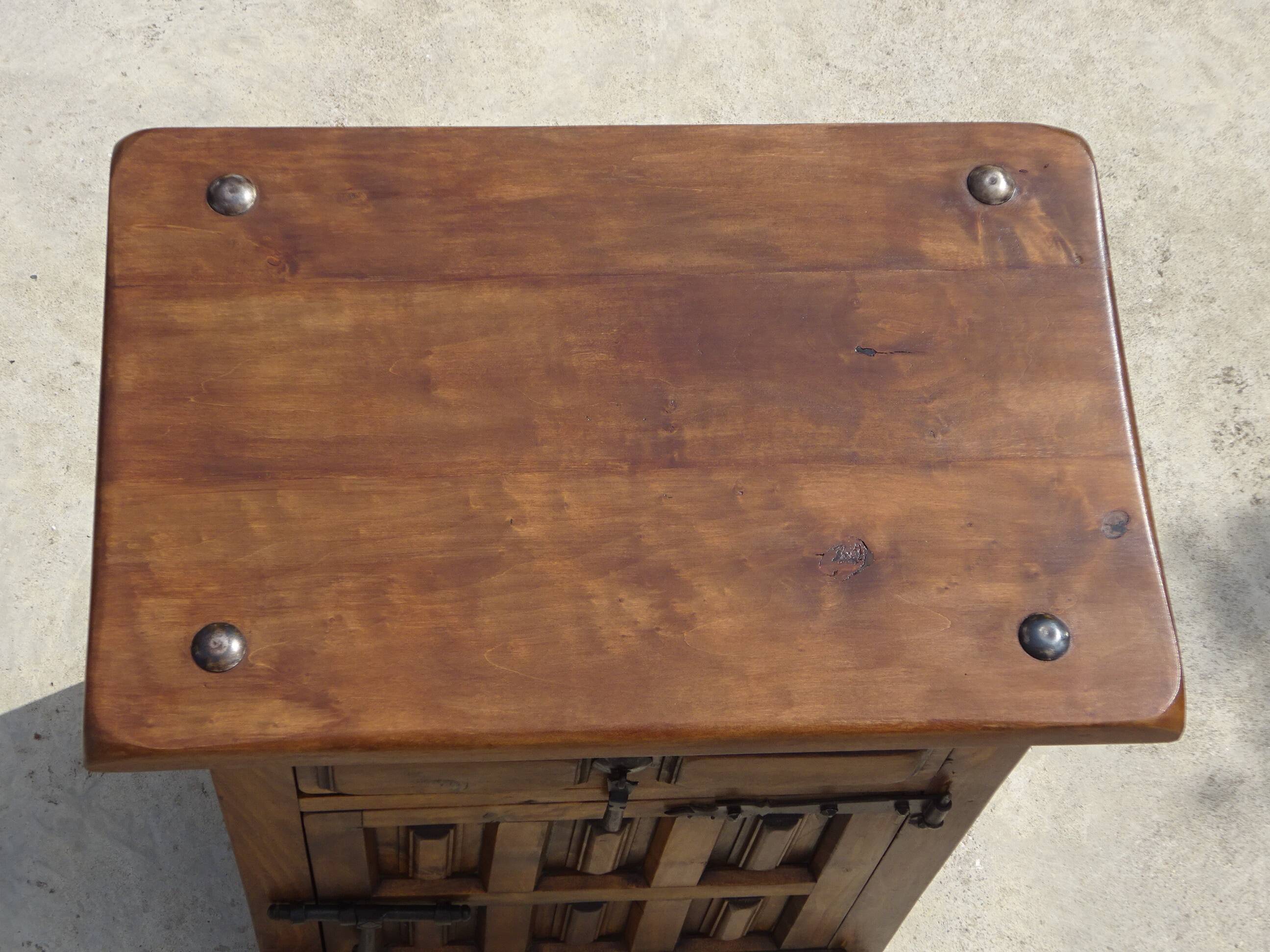 Small jam cupboard made of solid oak