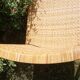 Chaise en bois et osier