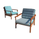 Fauteuils en teck