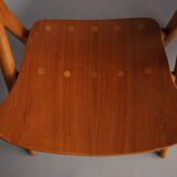 Chaises CH29 Sawbuck par Hans Wegner pour Carl Hansen & Son. Lot de 4