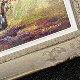 Painting of a bouquet of flowers, signed richard, 69 x 51