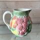 Vintage fruit slip pitcher