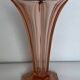 Val saint Lambert pink glass vase