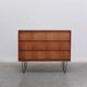 Pair of honey coloured cabinets by Alfred Hendrickx for Belform, 1950s