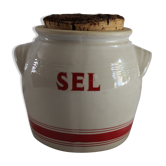 Vintage LML sandstone salt pot
