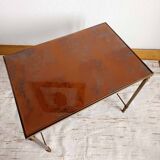 Gilded bronze side table from Maison Baguès