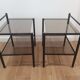 Pair of bedside tables, Italy, 70s/80s