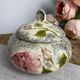 Glazed ceramic candy box