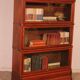 Globe Wernicke Library in mahogany, consisting of 3 pieces.